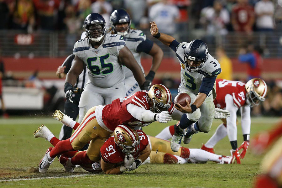 NFL 2019 Russell Wilson Seahawks 49ers