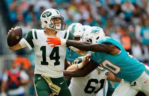 NFL 2019 Darnold Jets vs Dolphins