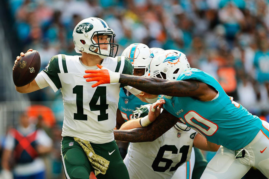 NFL 2019 Darnold Jets vs Dolphins