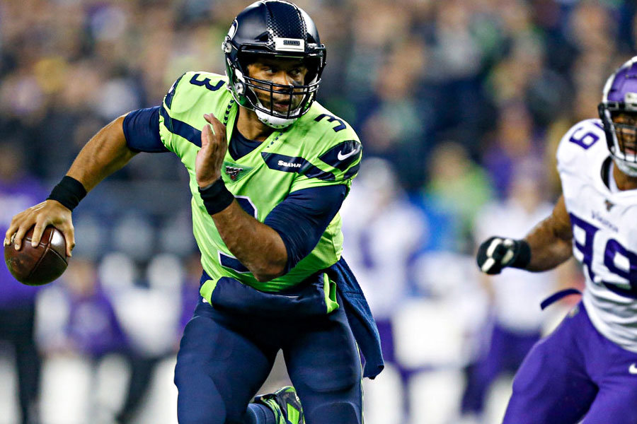 NFL 2019 Russell Wilson Seahawks vs Vikings