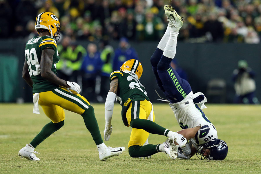 NFL 2019 divisional Packers Seahawks