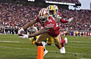 Raheem Mostert 2019 NFC Championship 49ers Packers