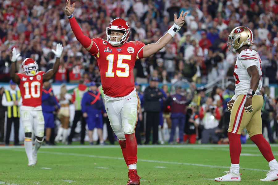 Patrick Mahomes Super Bowl LIV 2020