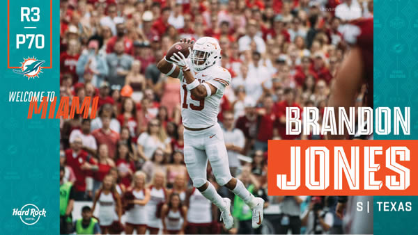 Brandon Jones Miami Dolphins Draft 2020