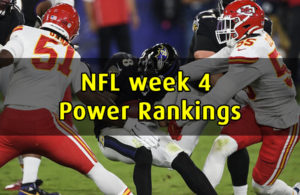 NFL 2020 Power Rankings week 4