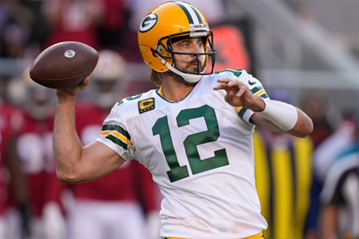 Aaron Rodgers 49ers Packers week 3 NFL 2021