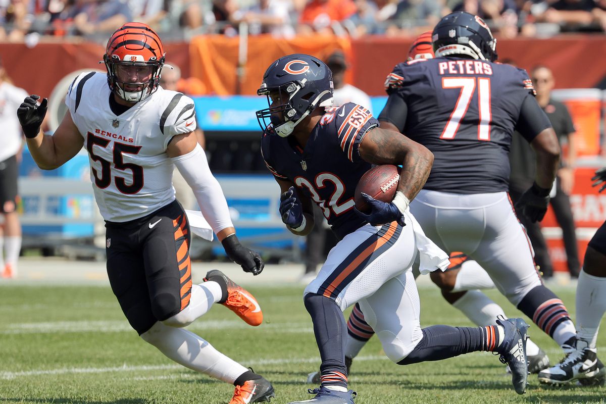 David Montgomery Bears vs Bengals week 2 NFL 2021