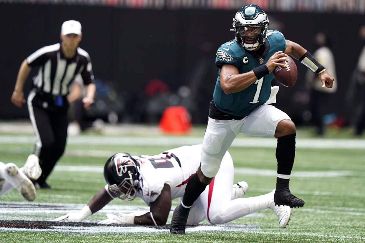 Falcons vs Eagles week 1 NFL 2021 Jalen Hurts