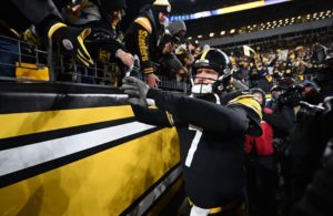 Ben Roethlisberger dopo la vittoria sui Browns