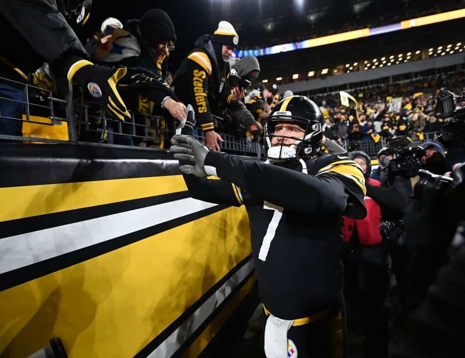 Ben Roethlisberger dopo la vittoria sui Browns