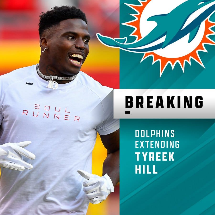 Miami Dolphins Tyreek Hill