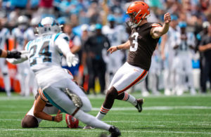 Cade York Cleveland Browns Carolina Panthers NFL 2022 week 1 Jim Dedmon-USA TODAY Sports