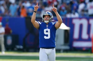 Graham Gano NY Giants NFL 2022 (AP Photo/John Munson)