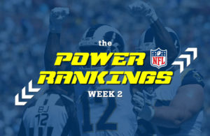 NFL power rankings week 2