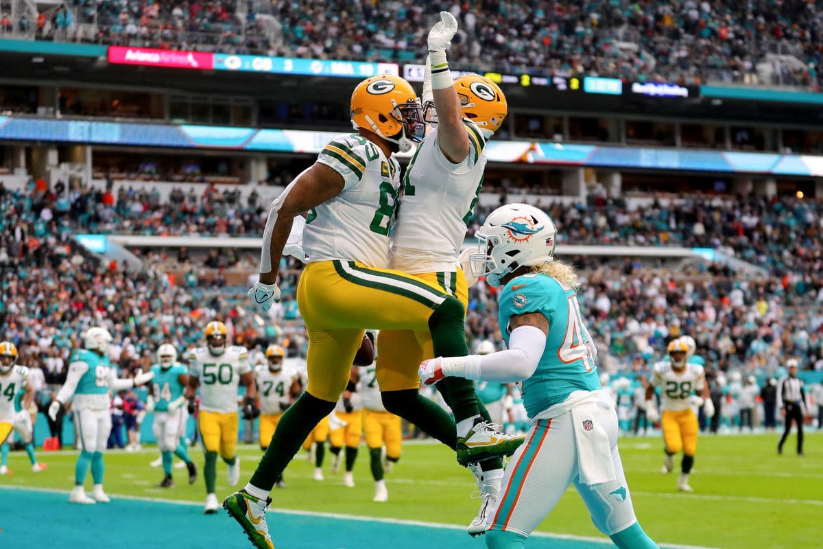 miami dolphins - green bay packers