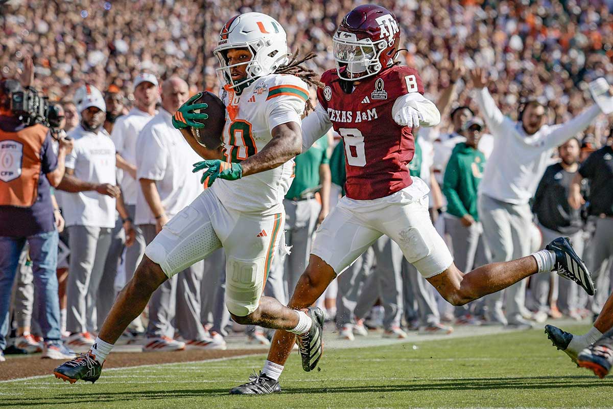 NCAAF Playoff 2025 Hurricanes vs Aggies