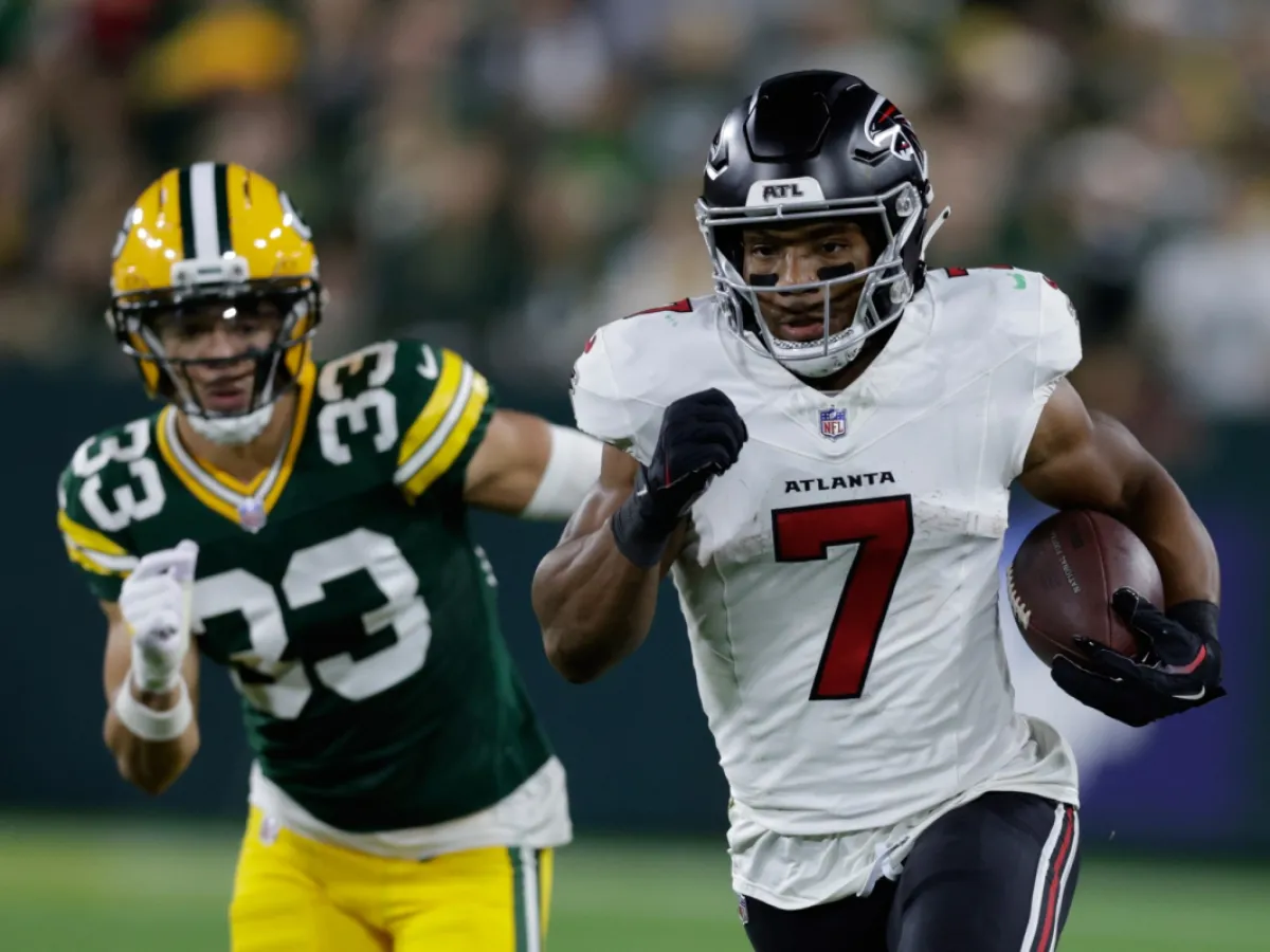 Bijan Robinson Atlanta vs Green Bay NFL 2026 week 3