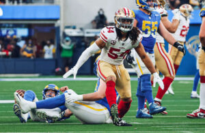 Fred Warner 49ers vs Rams NFL 2026 week 1
