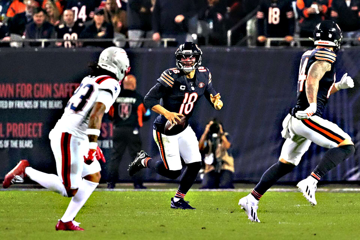 Caleb WIlliams Bears vs Patriots NFL 2026