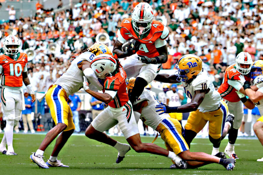 Mark Fletcher Jr Miami Hurricanes vs Pittsburgh Panthers NCAA 2026