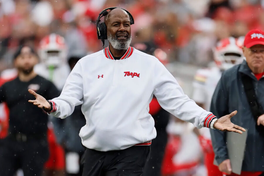 Mike Locksley head coach dei Maryland Terrapins NCAA 2026