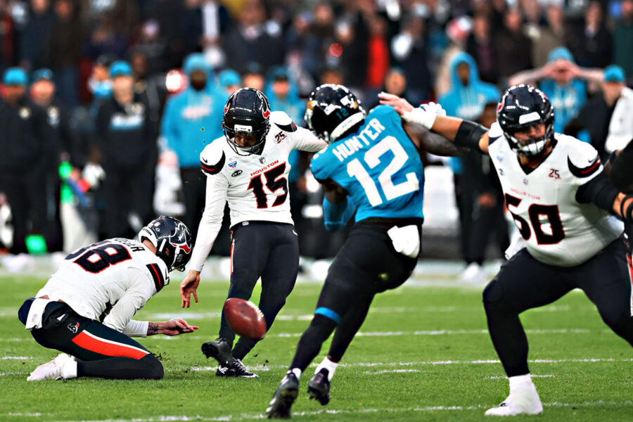 Houston Texans Ka'imi Fairbairn e il field goal della vittoria sui Jaguars